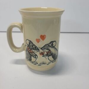 Vintage Churchill England Loving Mice China Coffee Tea Mug